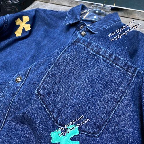 2021秋冬 頑丈な素材 クロムハーツ CHROME HEARTS お洒落に魅せる 長袖シャツ シンプル クロムハーツブランド 偽物 通販