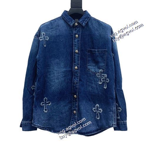 2021秋冬 超目玉 快適な着心地 クロムハーツ CHROME HEARTS 優しいフィット感 長袖シャツ クロムハーツコピーブランド