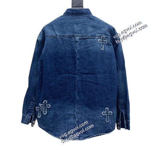 2021秋冬 超目玉 快適な着心地 クロムハーツ CHROME HEARTS 優しいフィット感 長袖シャツ クロムハーツコピーブランド