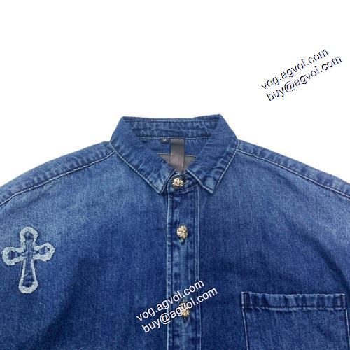 2021秋冬 超目玉 快適な着心地 クロムハーツ CHROME HEARTS 優しいフィット感 長袖シャツ クロムハーツコピーブランド