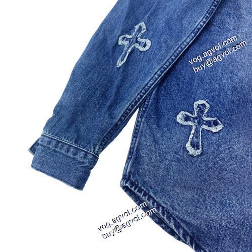 2021秋冬 超目玉 快適な着心地 クロムハーツ CHROME HEARTS 優しいフィット感 長袖シャツ クロムハーツコピーブランド