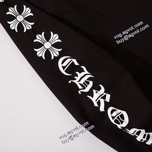 男女兼用 2021秋冬 優しいフィット感 クロムハーツ CHROME HEARTS プリント クロムハーツコピー ブランド 2色可選 長袖Tシャツ