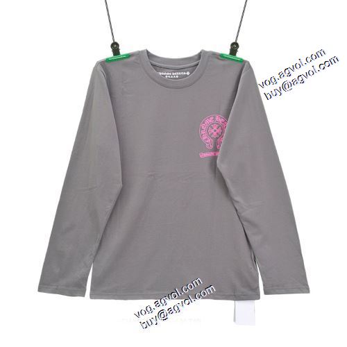 2021秋冬 長袖Tシャツ クロムハーツ CHROME HEARTS クロムハーツスーパーコピー 激安 カッコいい印象を付ける プリント