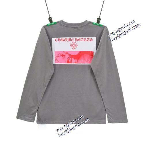 2021秋冬 長袖Tシャツ クロムハーツ CHROME HEARTS クロムハーツスーパーコピー 激安 カッコいい印象を付ける プリント
