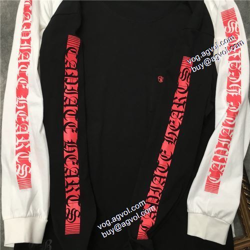 大好評 2021秋冬 プリント クロムハーツ CHROME HEARTS クロムハーツ偽物ブランド 長袖Tシャツ 男女兼用 着心地満点