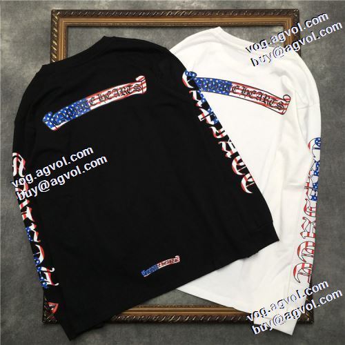 2021秋冬 長袖Tシャツ 2色可選 おすすめ/オススメ クロムハーツ CHROME HEARTS ラウンドネック 柔らかい手触り