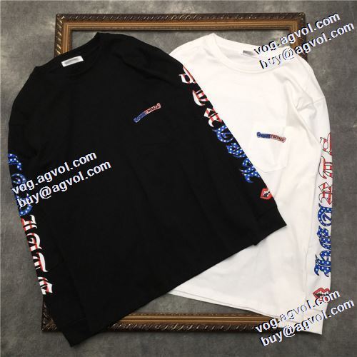 2021秋冬 長袖Tシャツ 2色可選 おすすめ/オススメ クロムハーツ CHROME HEARTS ラウンドネック 柔らかい手触り