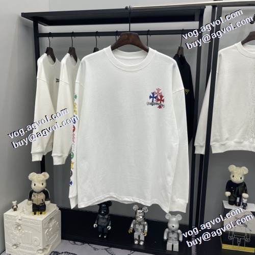 2021秋冬 プリント クロムハーツ CHROME HEARTS 2色可選 長袖Tシャツ コスパ最高のプライス カッコいい印象を付ける