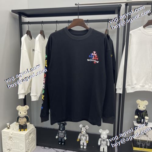 2021秋冬 プリント クロムハーツ CHROME HEARTS 2色可選 長袖Tシャツ コスパ最高のプライス カッコいい印象を付ける