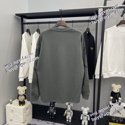 存在感のある 2021秋冬 長袖Tシャツ レジャー 縦には伸びにくい クロムハーツ CHROME HEARTS 3色可選 スタイリッシュな印象