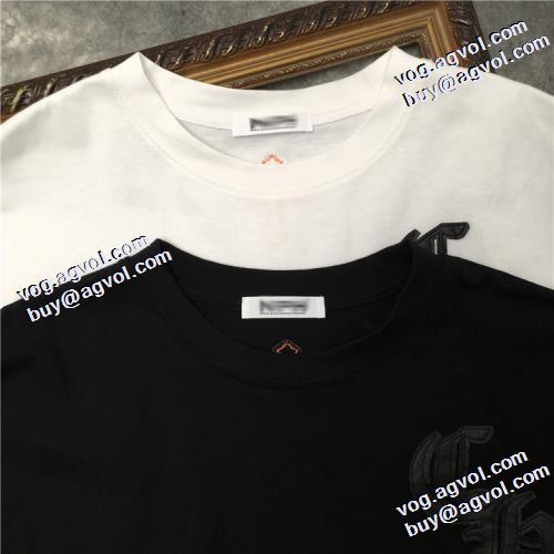 2021秋冬 お洒落に魅せる 2色可選 長袖Tシャツ クロムハーツ CHROME HEARTS オリジナル ラウンドネック 