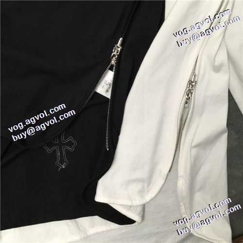 2021秋冬 お洒落に魅せる 2色可選 長袖Tシャツ クロムハーツ CHROME HEARTS オリジナル ラウンドネック 