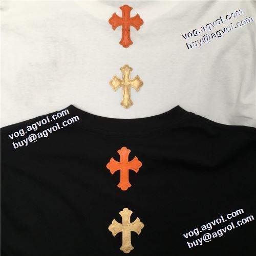 2021秋冬 お洒落に魅せる 2色可選 長袖Tシャツ クロムハーツ CHROME HEARTS オリジナル ラウンドネック 