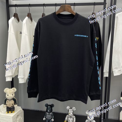 長袖Tシャツ 2021秋冬 ラウンドネック プリント バリエーションに富む クロムハーツ CHROME HEARTS 2色可選 売れ筋のいい