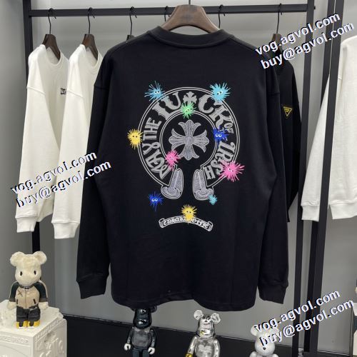 数に限りがある 3色可選 2021秋冬 クロムハーツ CHROME HEARTS 長袖Tシャツ 流行に関係なく長年愛用できる ラウンドネック