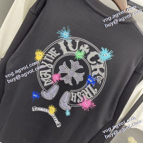 数に限りがある 3色可選 2021秋冬 クロムハーツ CHROME HEARTS 長袖Tシャツ 流行に関係なく長年愛用できる ラウンドネック