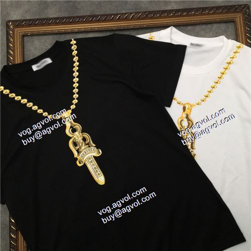 CHROME HEARTSブランド 偽物 通販 2021春夏 クロムハーツ CHROME HEARTS 最安値に挑戦 半袖Tシャツ 2色可選 
