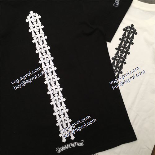 CHROME HEARTS偽物ブランド クロムハーツ CHROME HEARTS 2色可選 半袖Tシャツ 2021春夏 派手 ：比较华丽的