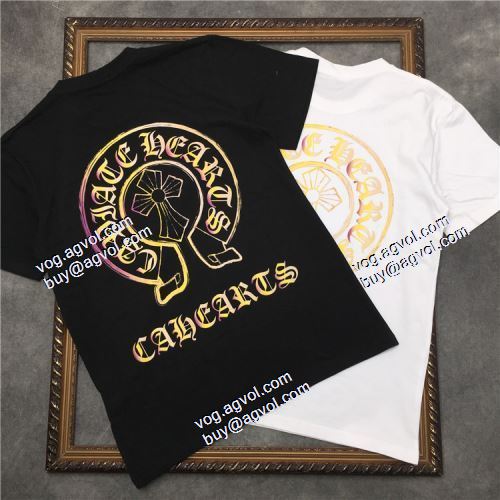 高級感ある 2021春夏 クロムハーツ CHROME HEARTS クロムハーツスーパーコピー 激安 2色可選 半袖Tシャツ 