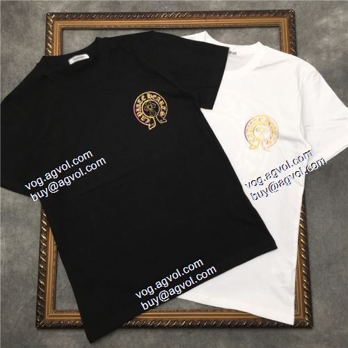 高級感ある 2021春夏 クロムハーツ CHROME HEARTS クロムハーツスーパーコピー 激安 2色可選 半袖Tシャツ 