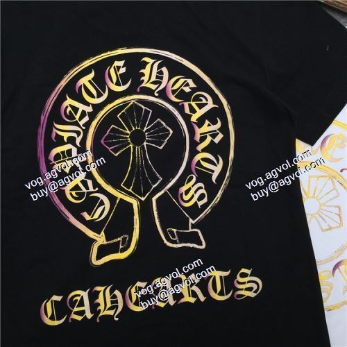 高級感ある 2021春夏 クロムハーツ CHROME HEARTS クロムハーツスーパーコピー 激安 2色可選 半袖Tシャツ 