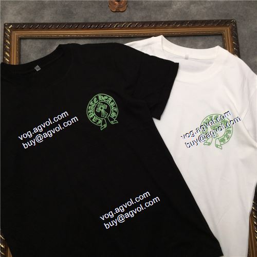 2色可選 クロムハーツ CHROME HEARTS 人気商品登場 半袖Tシャツ 2021春夏 クロムハーツブランド 偽物 通販 