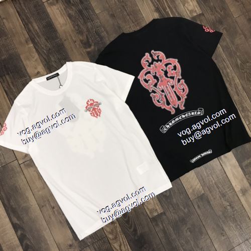 人気新品★超特価★ クロムハーツ CHROME HEARTS 2021春夏 半袖Tシャツ CHROME HEARTS偽物ブランド 2色可選 