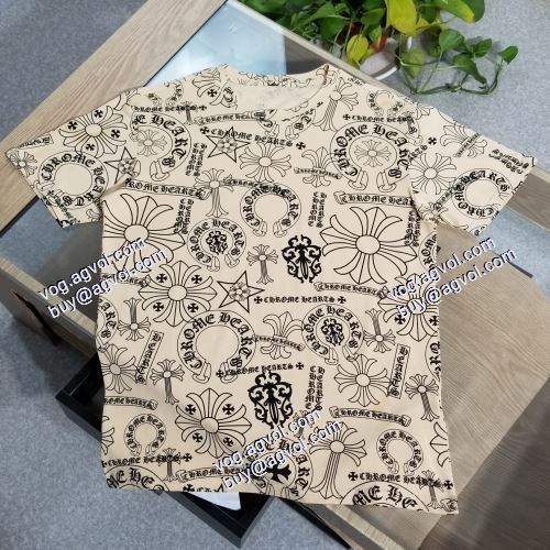 2021春夏 クロムハーツ CHROME HEARTS 半袖Tシャツ CHROME HEARTS偽物ブランド 2色可選 上品上質 