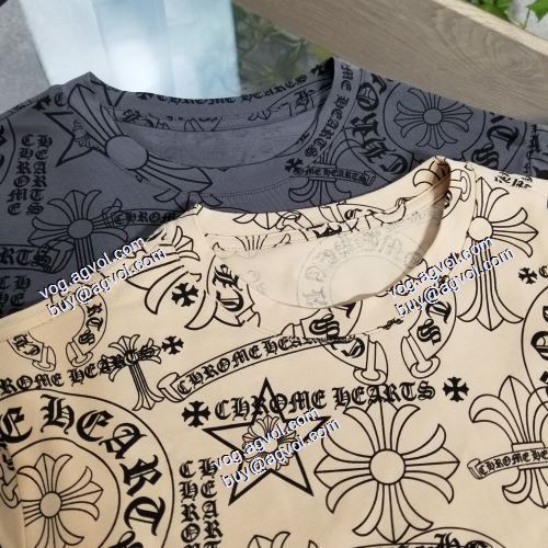 2021春夏 クロムハーツ CHROME HEARTS 半袖Tシャツ CHROME HEARTS偽物ブランド 2色可選 上品上質 
