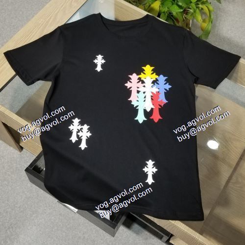 クロムハーツ CHROME HEARTS 2色可選 半袖Tシャツ 選べる極上 2021春夏 クロムハーツブランド 偽物 通販