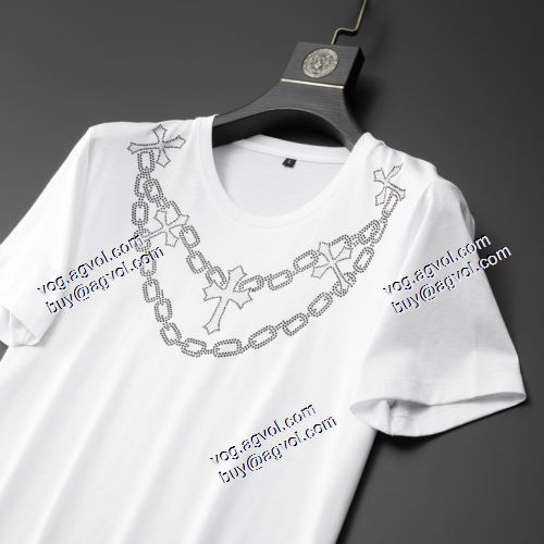 人気ブランド  2色可選 クロムハーツ CHROME HEARTS 2021春夏 半袖Tシャツ CHROME HEARTSスーパーコピー 激安 