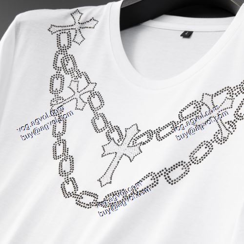 人気ブランド  2色可選 クロムハーツ CHROME HEARTS 2021春夏 半袖Tシャツ CHROME HEARTSスーパーコピー 激安 