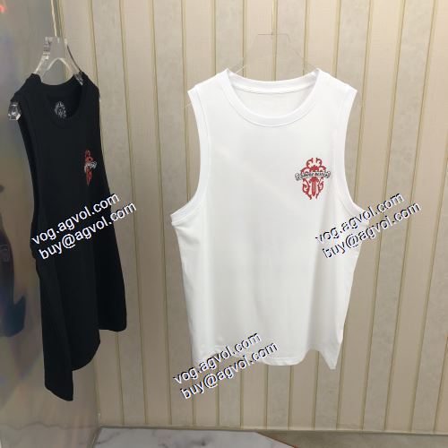 2色可選 クロムハーツ CHROME HEARTS 半袖Tシャツ 2021春夏 クロムハーツコピーブランド  極上の着心地 