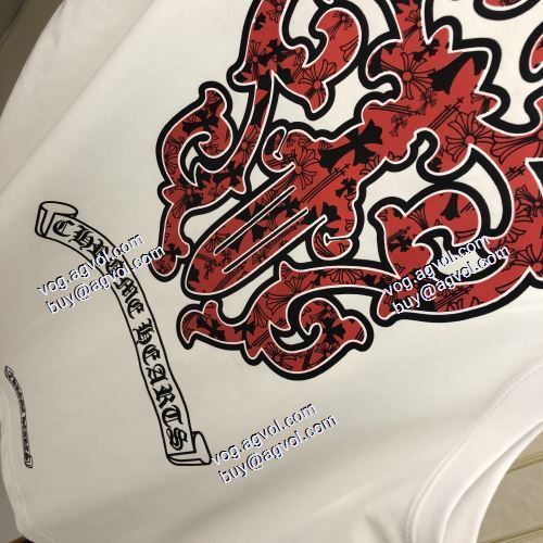 2色可選 クロムハーツ CHROME HEARTS 半袖Tシャツ 2021春夏 クロムハーツコピーブランド  極上の着心地 