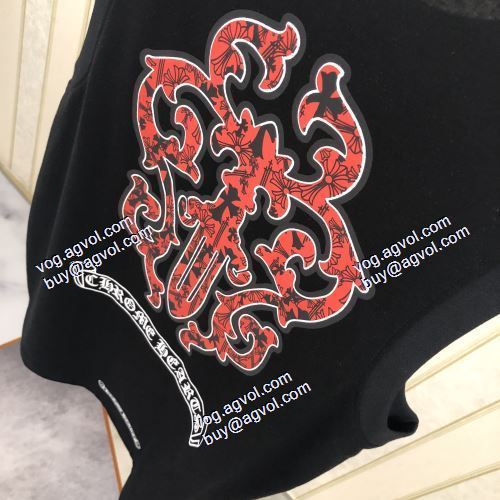 2色可選 クロムハーツ CHROME HEARTS 半袖Tシャツ 2021春夏 クロムハーツコピーブランド  極上の着心地 