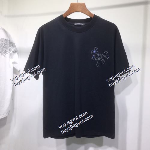 クロムハーツ CHROME HEARTS 半袖Tシャツ 2色可選 サイズ豊富 2021春夏 クロムハーツスーパーコピー 激安 