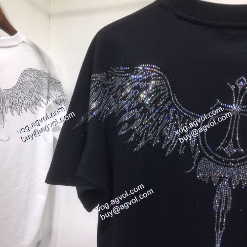 クロムハーツ CHROME HEARTS 半袖Tシャツ 2色可選 サイズ豊富 2021春夏 クロムハーツスーパーコピー 激安 