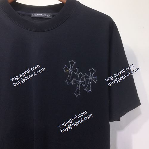 クロムハーツ CHROME HEARTS 半袖Tシャツ 2色可選 サイズ豊富 2021春夏 クロムハーツスーパーコピー 激安 