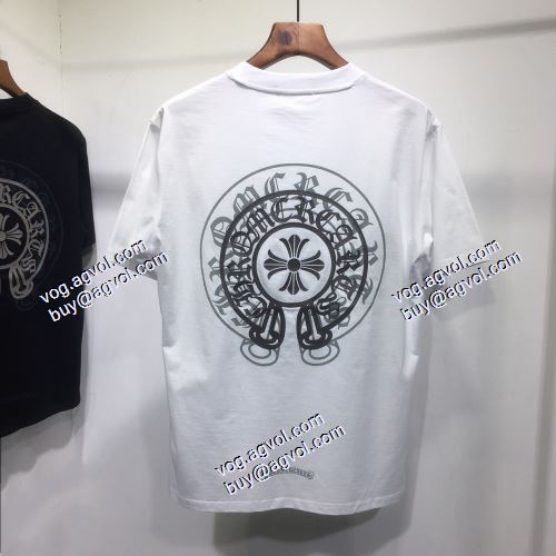 上品な輝きを放つ形 クロムハーツ CHROME HEARTS 2色可選 半袖Tシャツ 2021春夏 CHROME HEARTS偽物ブランド