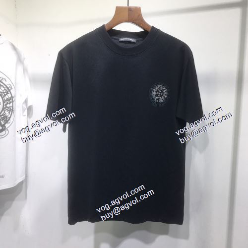 上品な輝きを放つ形 クロムハーツ CHROME HEARTS 2色可選 半袖Tシャツ 2021春夏 CHROME HEARTS偽物ブランド