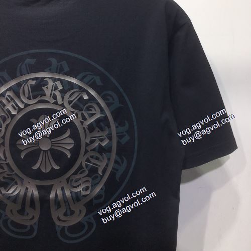 上品な輝きを放つ形 クロムハーツ CHROME HEARTS 2色可選 半袖Tシャツ 2021春夏 CHROME HEARTS偽物ブランド