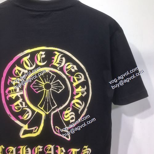 半袖Tシャツ 2色可選 耐久性のある 2021春夏 クロムハーツ CHROME HEARTS クロムハーツ偽物ブランド