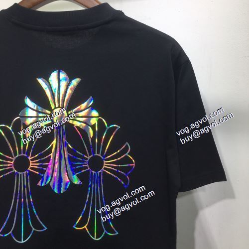 2021春夏 CHROME HEARTSブランド 偽物 通販 スタイリッシュな印象 クロムハーツ CHROME HEARTS 半袖Tシャツ 2色可選