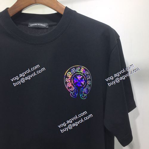 2021春夏 CHROME HEARTSブランド 偽物 通販 スタイリッシュな印象 クロムハーツ CHROME HEARTS 半袖Tシャツ 2色可選