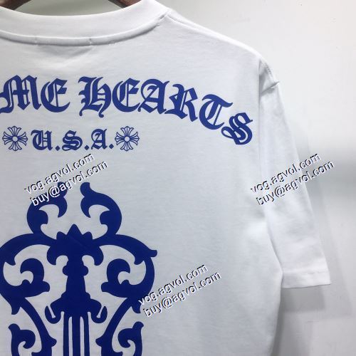 CHROME HEARTSブランド 偽物 通販 クロムハーツ CHROME HEARTS 高級感ある 2色可選 半袖Tシャツ 2021春夏