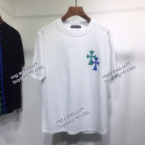 クロムハーツ CHROME HEARTS 2021春夏 CHROME HEARTS偽物ブランド 2色可選 落ち着いた感覚 半袖Tシャツ