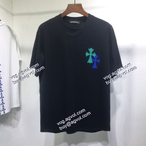 クロムハーツ CHROME HEARTS 2021春夏 CHROME HEARTS偽物ブランド 2色可選 落ち着いた感覚 半袖Tシャツ