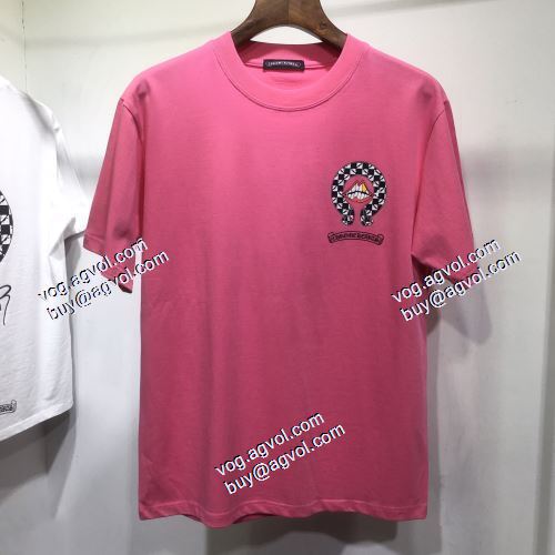 風合いが出る 3色可選 半袖Tシャツ クロムハーツ CHROME HEARTS 2021春夏 クロムハーツスーパーコピー 激安 