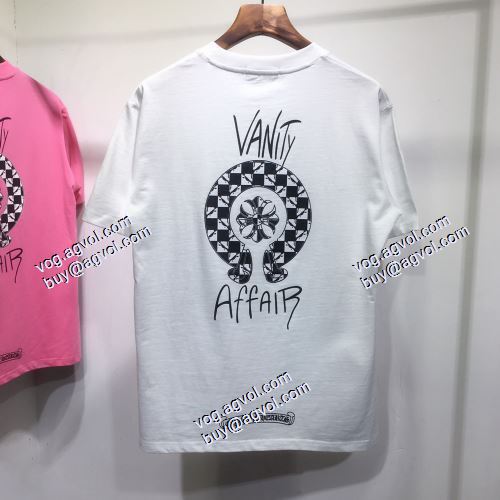 風合いが出る 3色可選 半袖Tシャツ クロムハーツ CHROME HEARTS 2021春夏 クロムハーツスーパーコピー 激安 