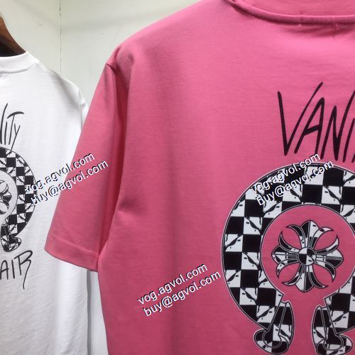 風合いが出る 3色可選 半袖Tシャツ クロムハーツ CHROME HEARTS 2021春夏 クロムハーツスーパーコピー 激安 